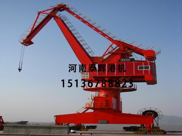 四连杆门座式起重机变幅匀速吊装防晃稳吗